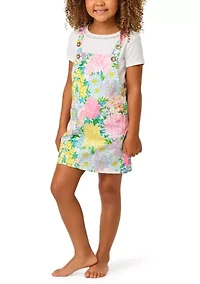 Girls 5-14 Garden Overall Dress