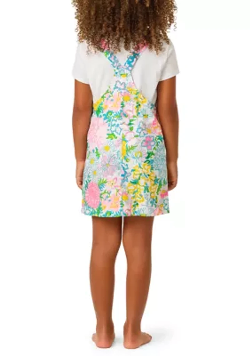 Girls 5-14 Garden Overall Dress