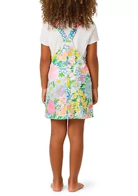 Girls 5-14 Garden Overall Dress