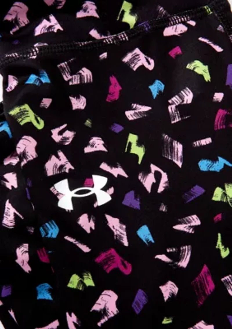 Girls 4-6x Heatgear Print Leggings