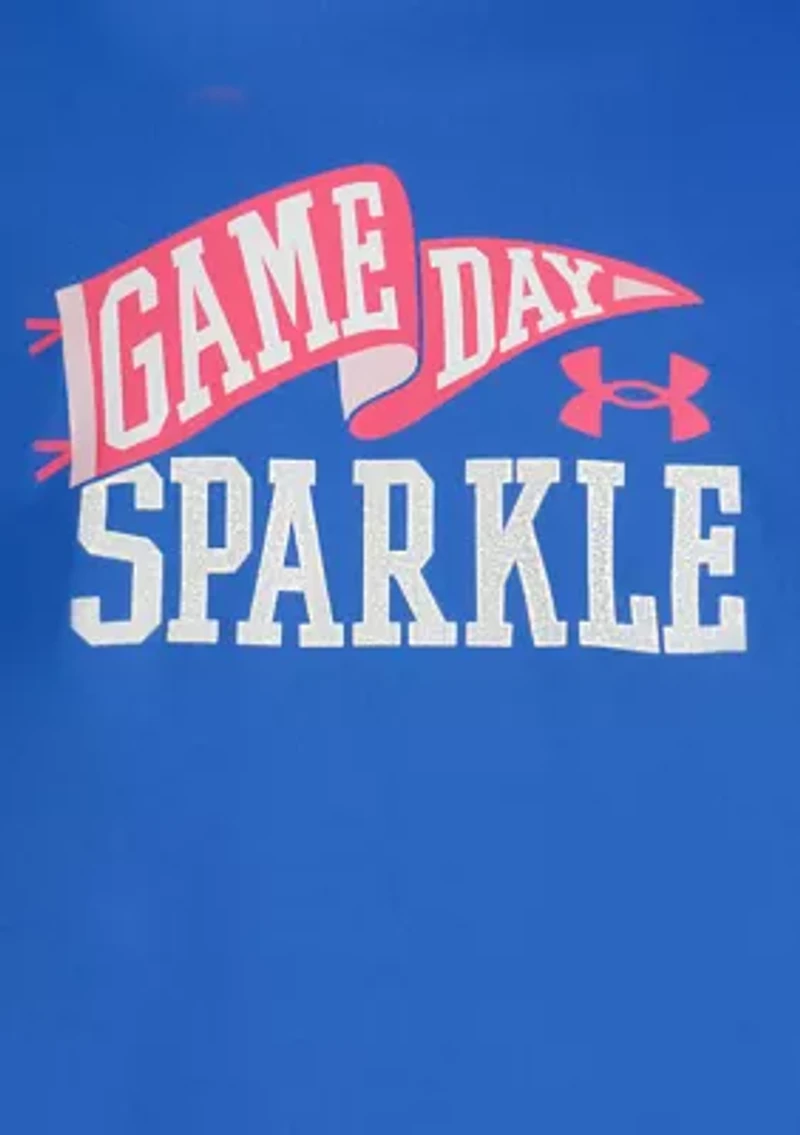 Girls 4-6x Game Day Sparkle Graphic T-Shirt and Flare Pants Set