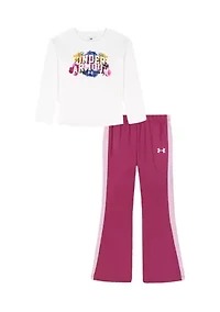 Girls 4-6x Graphic Flare Yoga Set