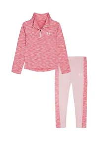 Girls 4-6x Twist Quarter Zip Set