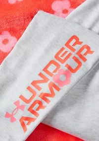 Girls 4-6 Flower Sherpa Set