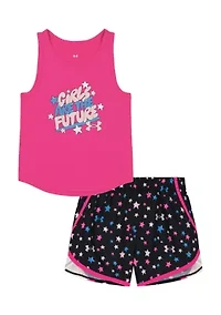 Girls 4-6x are the Future Tank Top Set