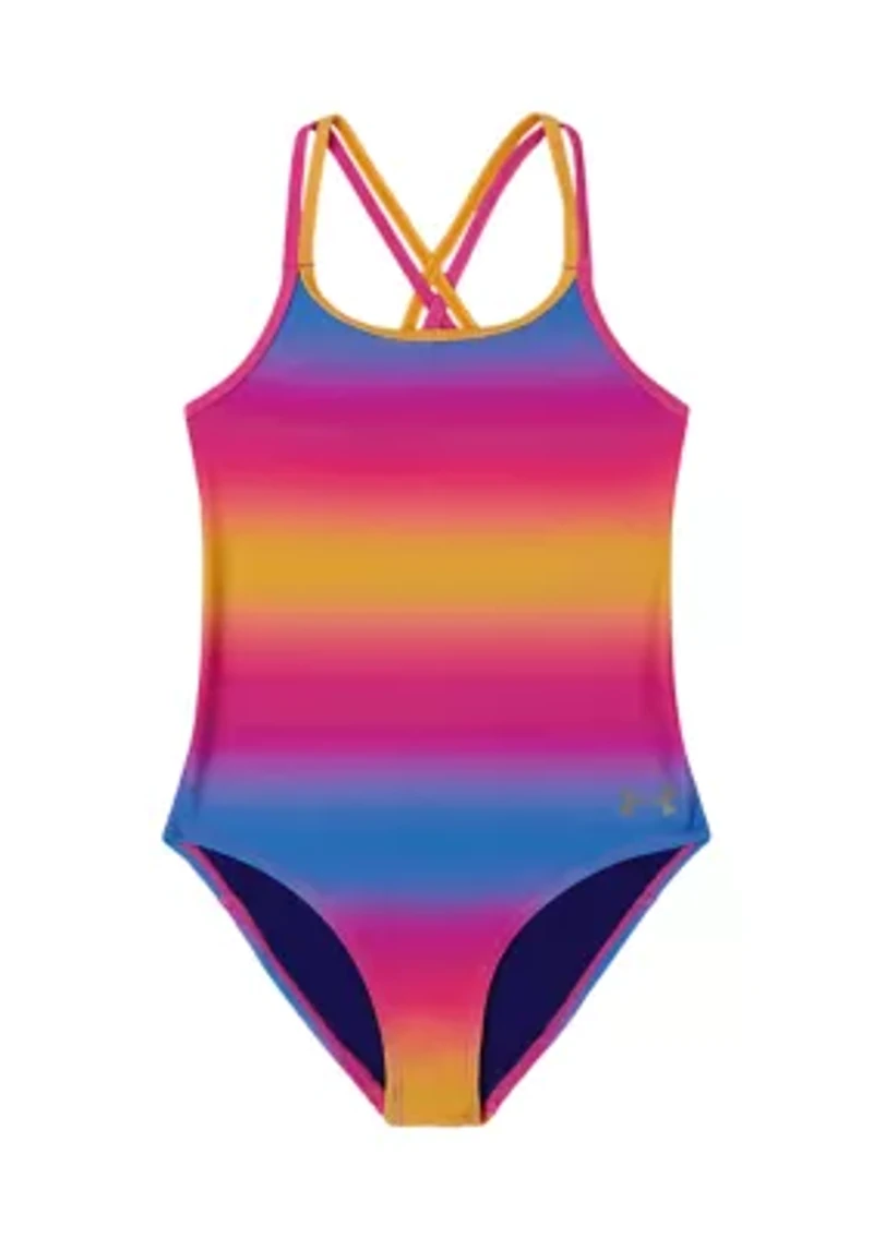 Girls 4-6x Gradient One Piece Swimsuit