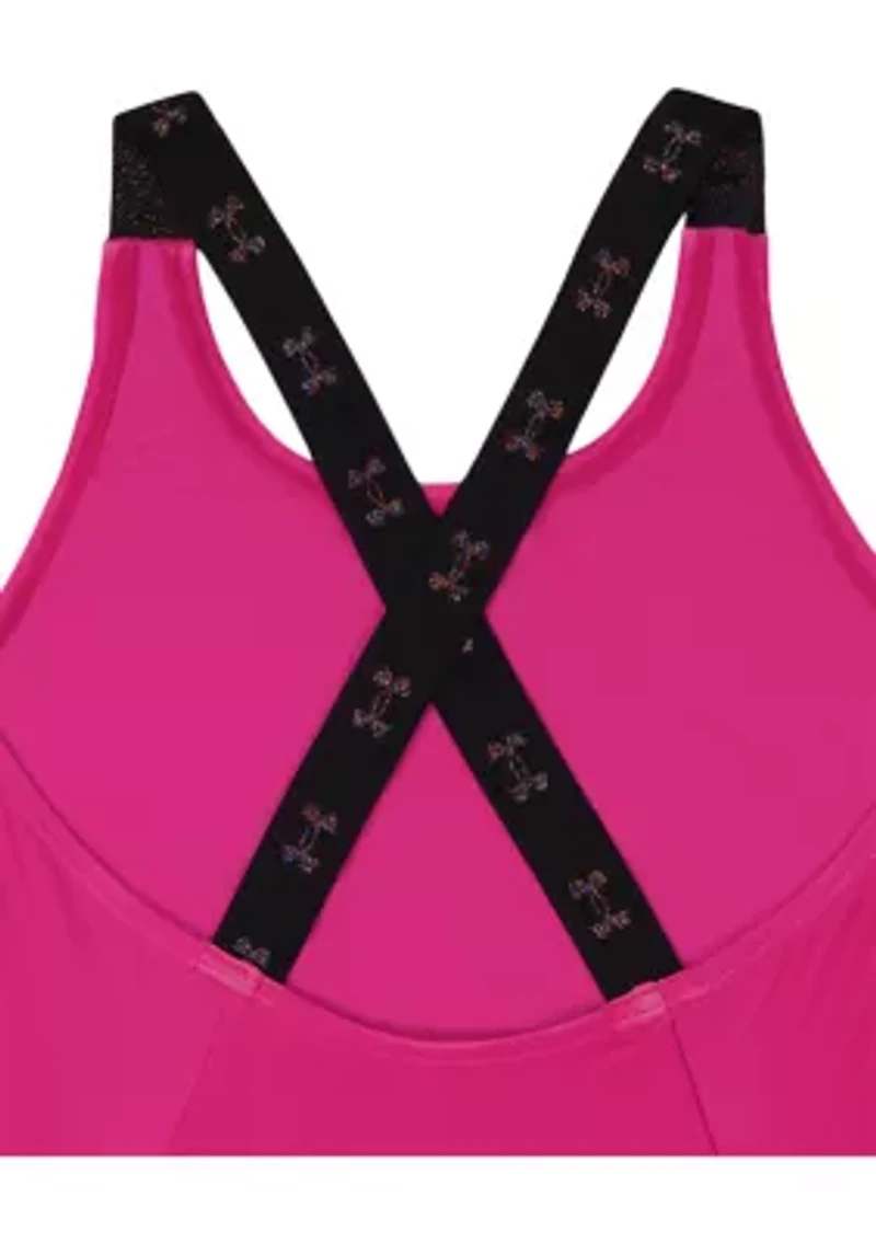 Girls 7-16 Racer One Piece Swimsuit