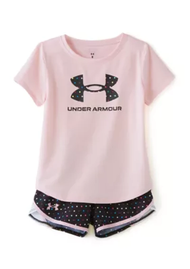 Girls 4-6x Dot Logo Graphic Set