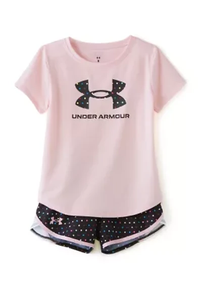Girls 4-6x Dot Logo Graphic Set