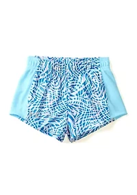 Girls 4-6x Stream Tech Graphic T-Shirt and Printed Shorts Set