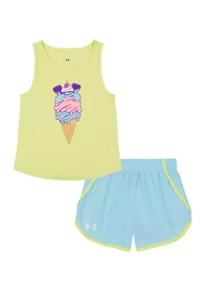 Girls 4-6x Ice Cream Tank Set