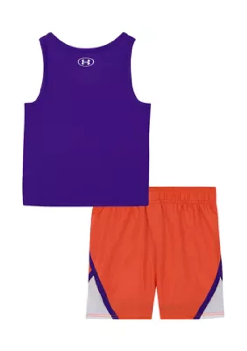 Girls 4-6x Rainbow Tank Set