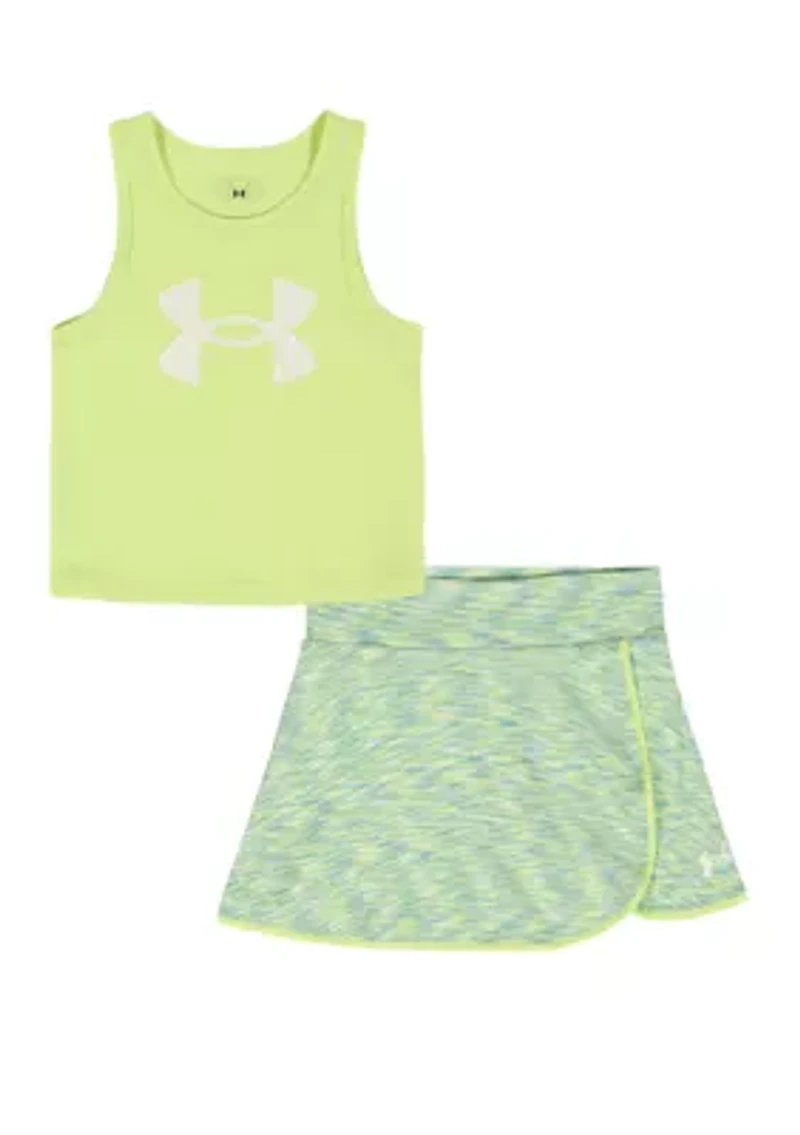 Girls 4-6x Tank Twist Skort