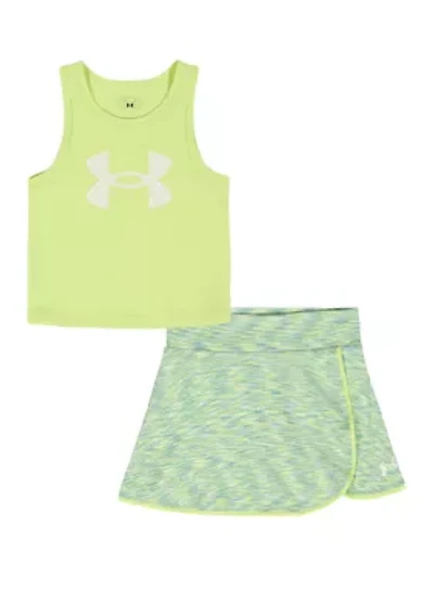 Girls 4-6x Tank Twist Skort