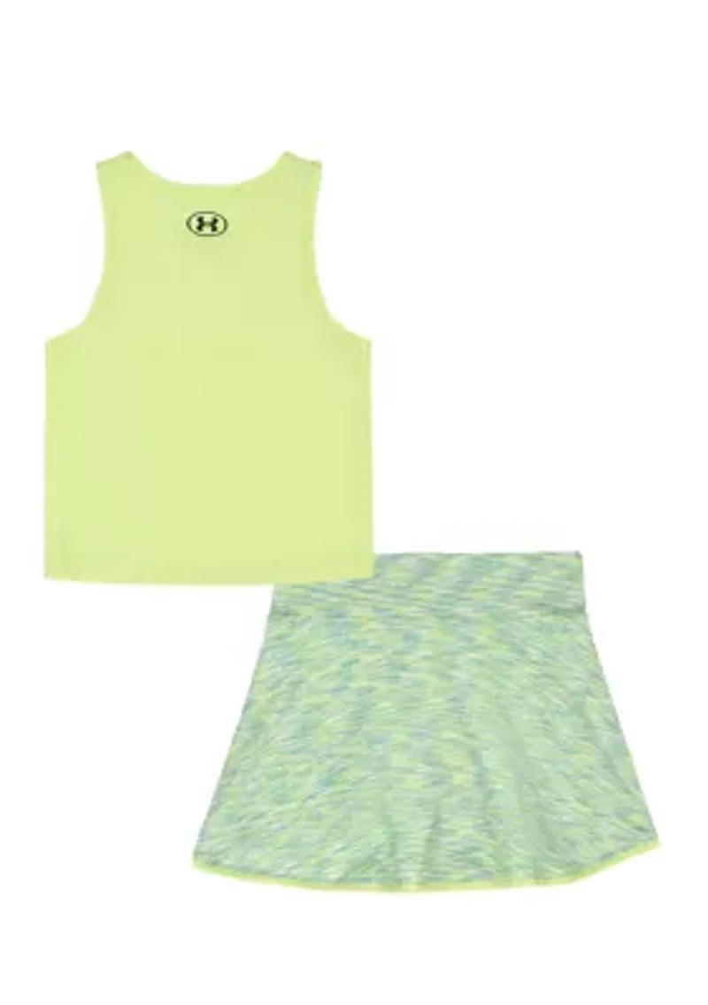 Girls 4-6x Tank Twist Skort