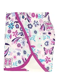 Girls 4-6 Flower Shorts Set