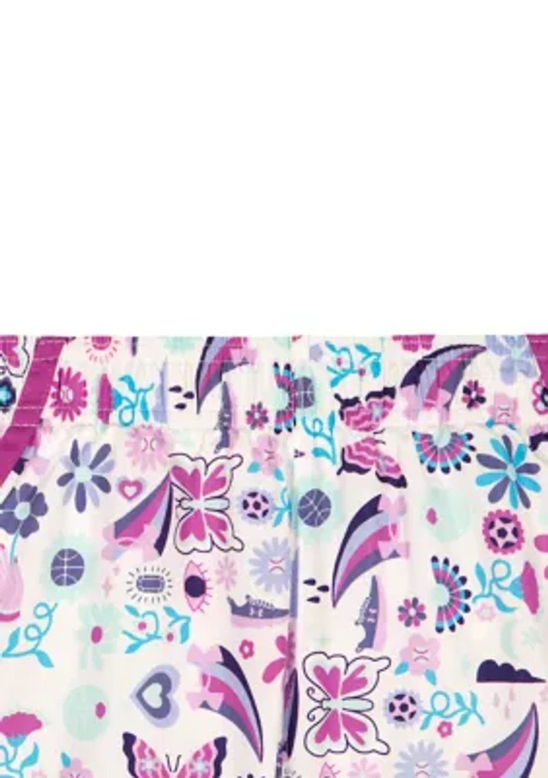 Girls 4-6 Flower Shorts Set