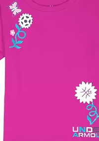 Girls 4-6 Flower Shorts Set