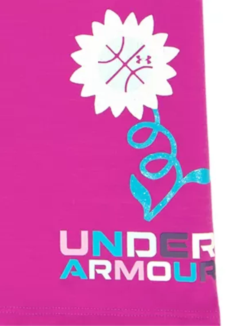 Girls 4-6 Flower Shorts Set