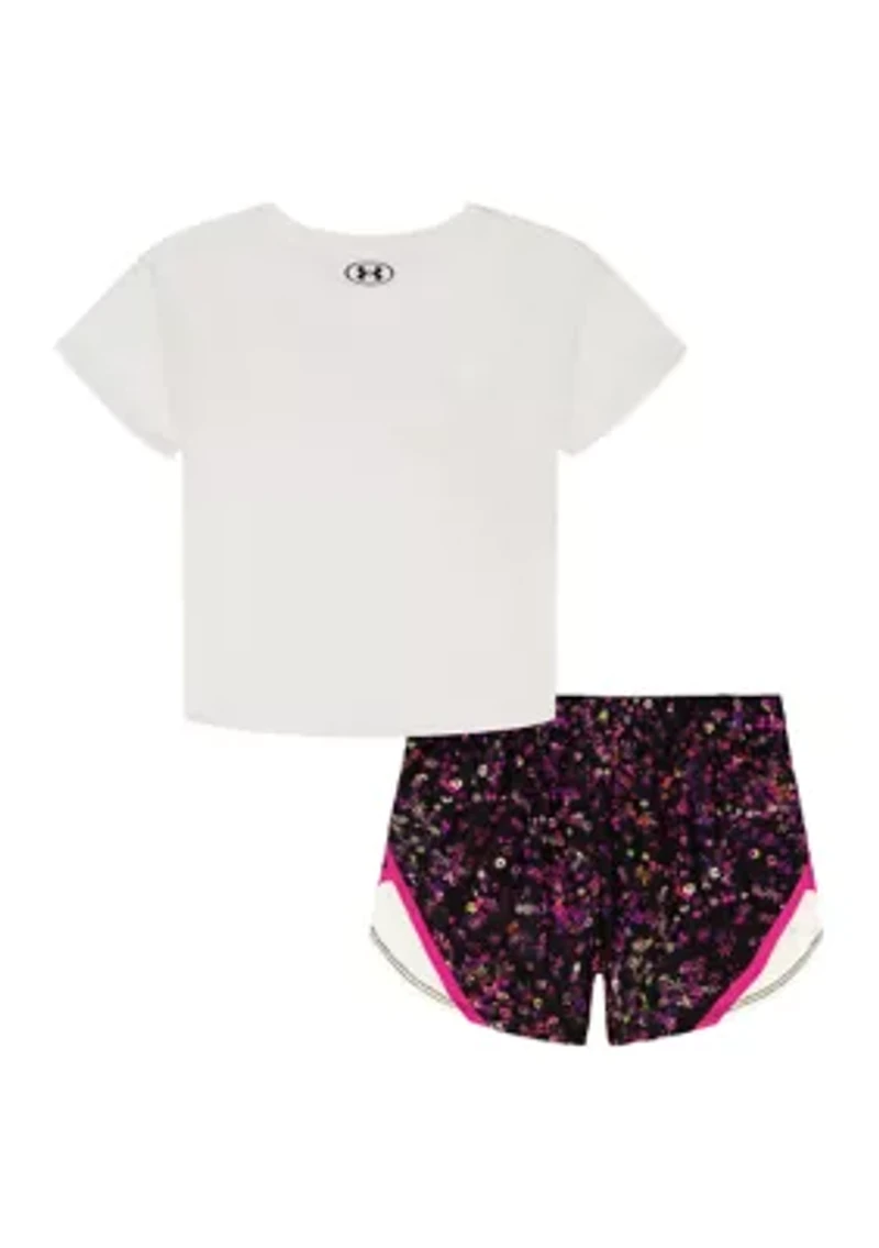 Girls 4-6 Floral Shorts Set