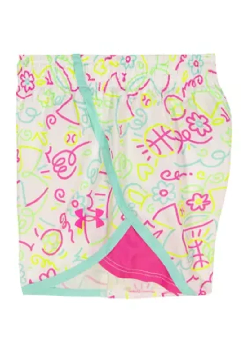 Girls 4-6 Pink Doodle Short Set