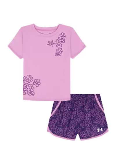 Girls 4-6 Floral Set