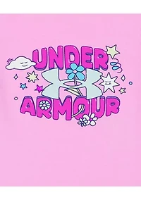 Girls 4-6x Bubble Letter Graphic Tech Sport T-Shirt and Shorts Set