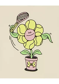 Girls 4-6x Tennis Flower Graphic T-Shirt and Flare Shorts Set