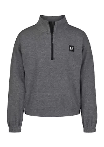 Girls 7-16 Waffle Knit Thermal Pullover