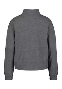 Girls 7-16 Waffle Knit Thermal Pullover