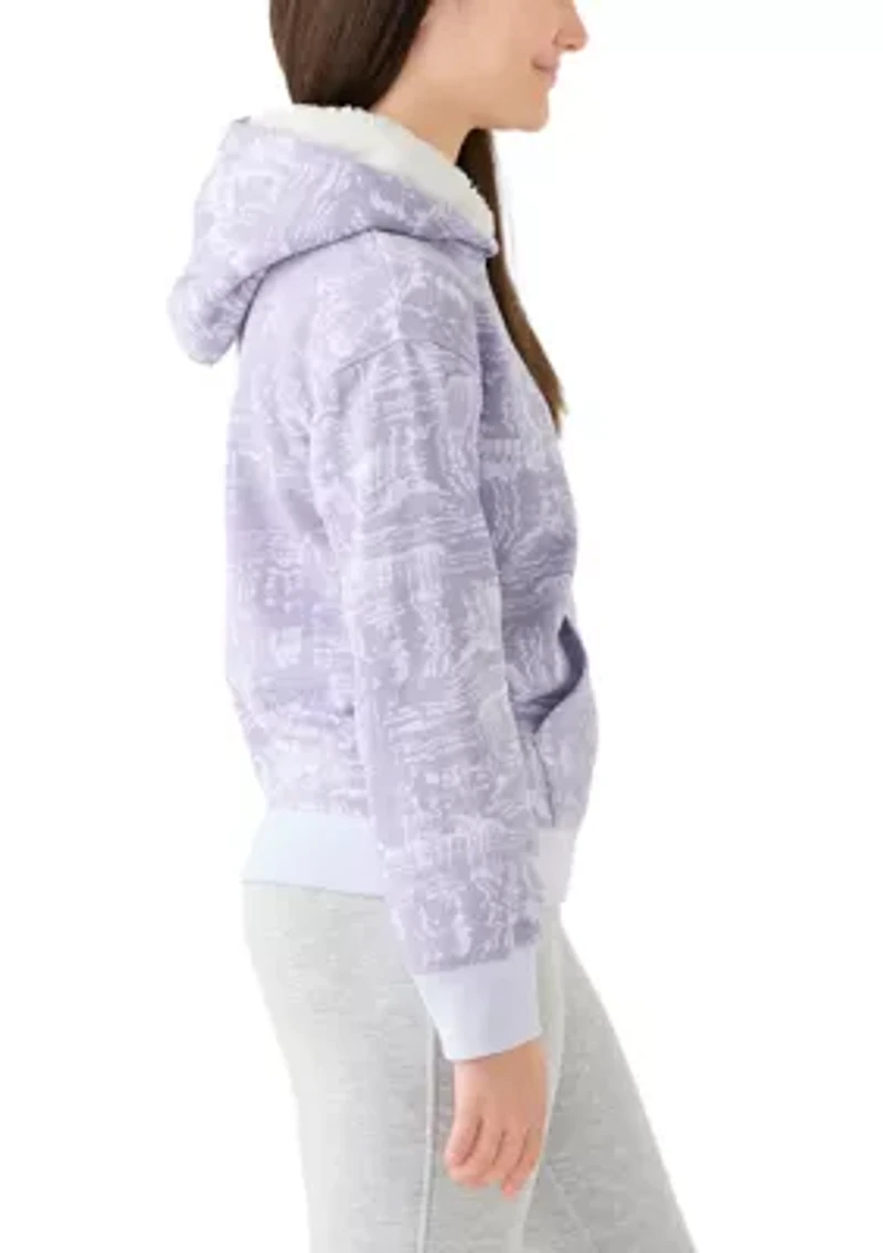 Girls 7-16 Printed Logo Graphic Hoodie