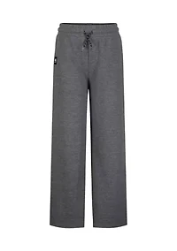 Girls 7-16 Waffle Knit Wide Leg Pants