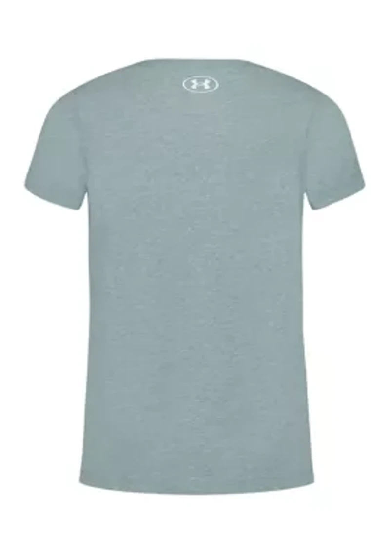 Girls 7-16 Short Sleeve Trail Mark Graphic T-Shirt