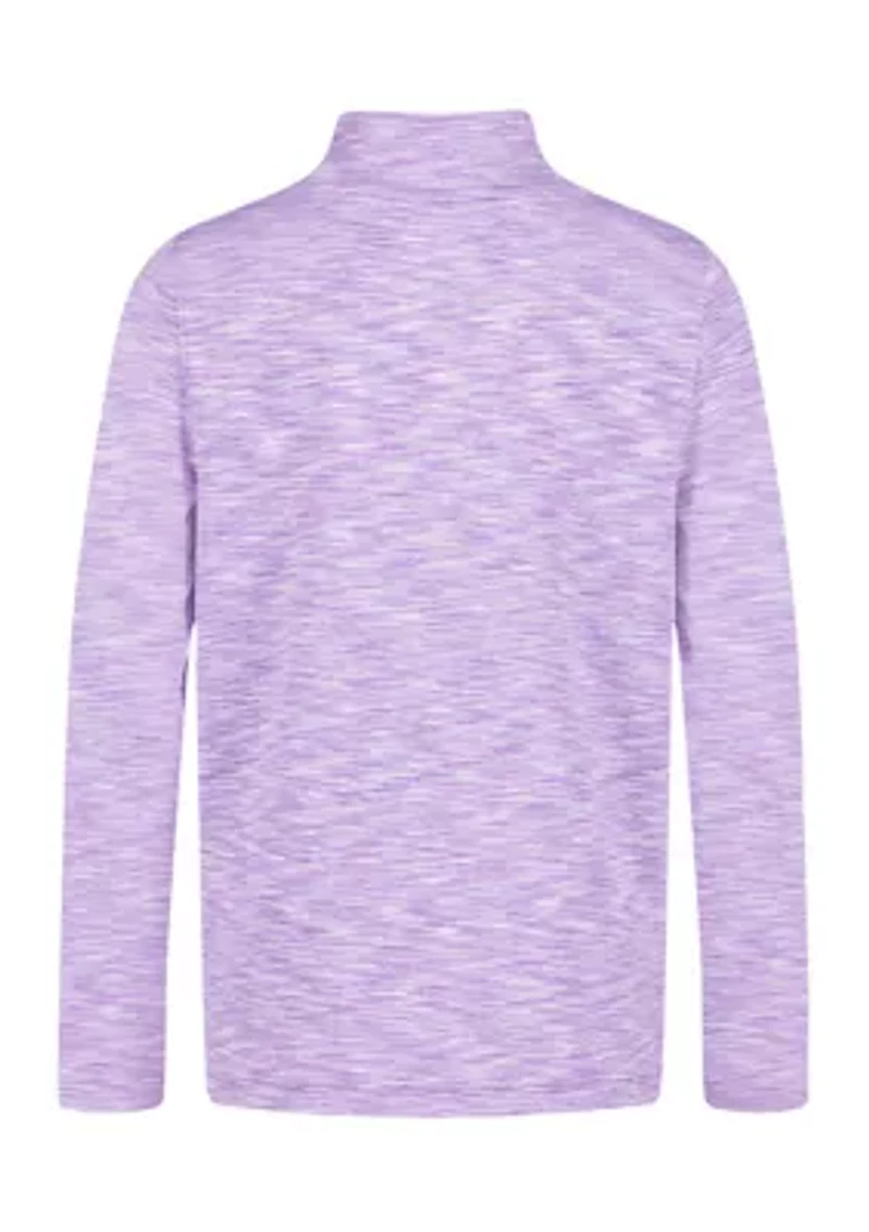 Girls 7-16 Twist Quarter Zip Pullover