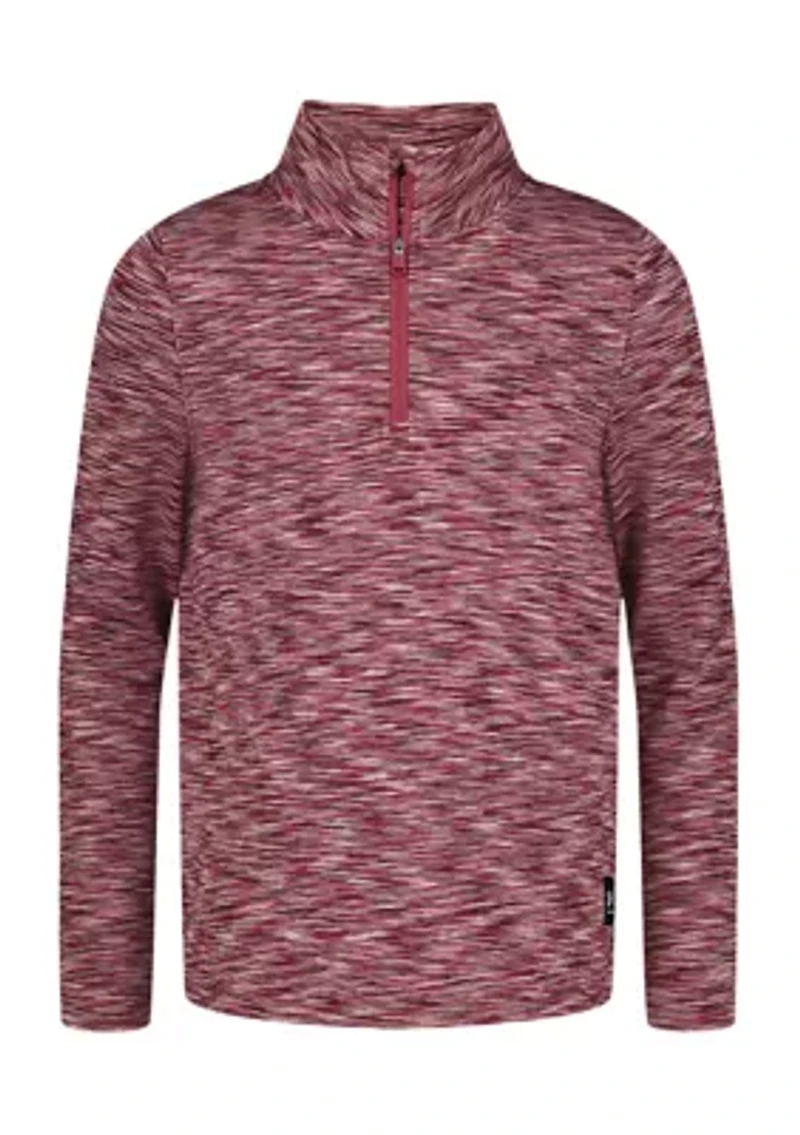 Girls 7-16 Twist Quarter Zip Pullover