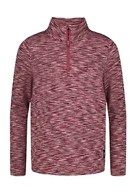 Girls 7-16 Twist Quarter Zip Pullover