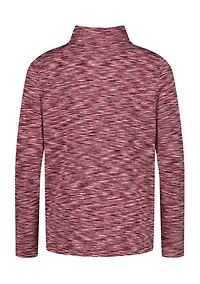 Girls 7-16 Twist Quarter Zip Pullover