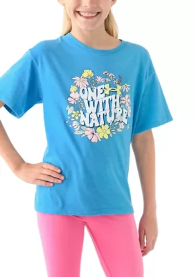 Girls 7-16 One with Nature Graphic T-Shirt