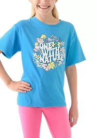 Girls 7-16 One with Nature Graphic T-Shirt