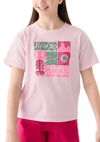 Girls 7-16 Floral Fox Graphic T-Shirt