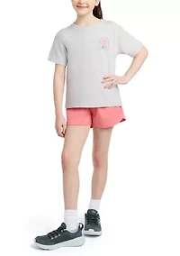 Girls 7-16 Fossil Stack Shirt