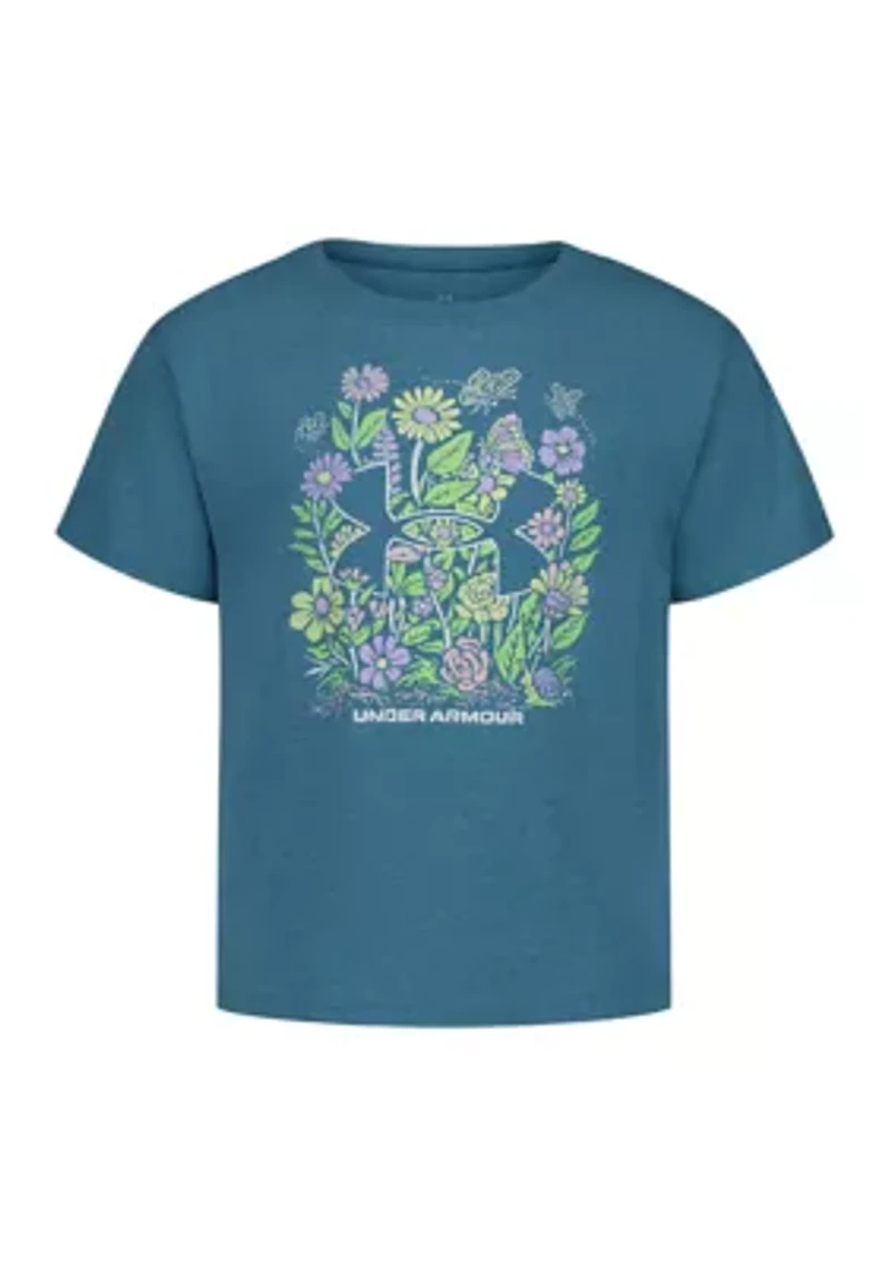 Girls 7-16 Flower Friends Top