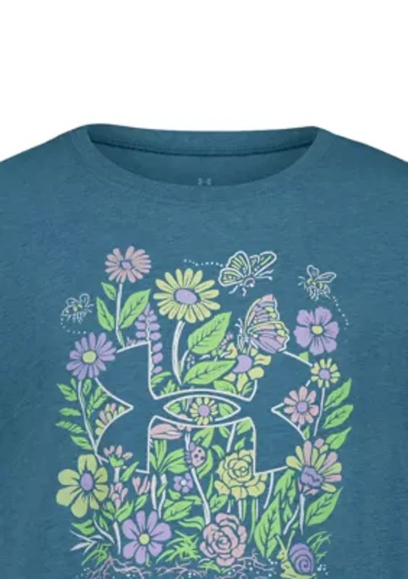Girls 7-16 Flower Friends Top