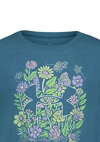 Girls 7-16 Flower Friends Top