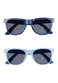 Girls Tropical Printed Sunglasses - 2 Pack