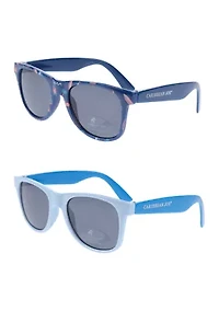 Girls Tropical Printed Sunglasses - 2 Pack