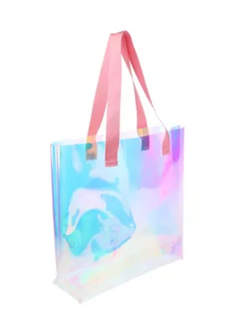 Jelly Tote Bag with Hair Ties