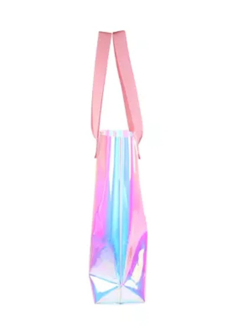 Jelly Tote Bag with Hair Ties