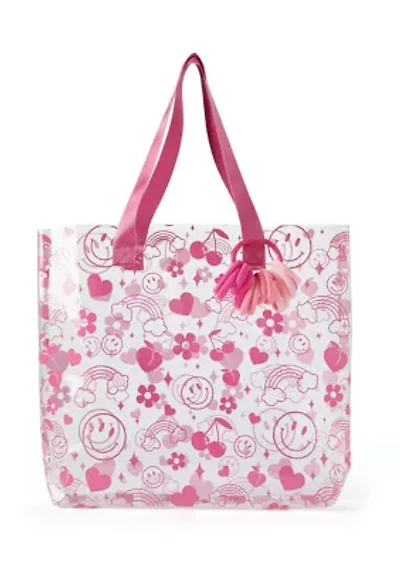 Fun Printed Jelly Tote Bag