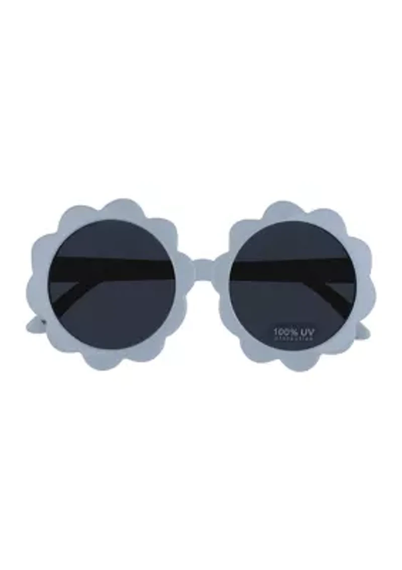 Girls Gingham Strawberries Sunglasses and Case Set